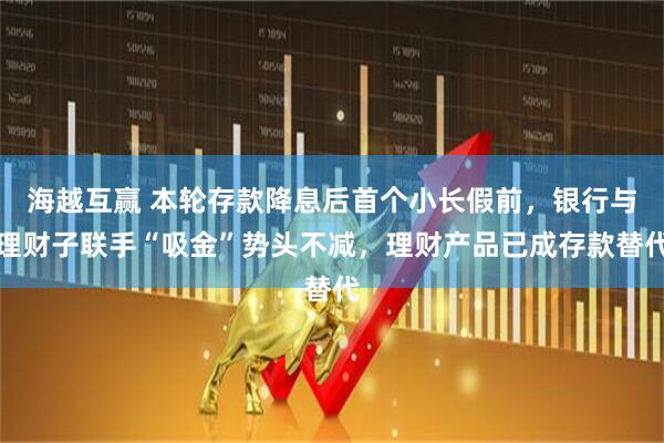 海越互赢 本轮存款降息后首个小长假前，银行与理财子联手“吸金”势头不减，理财产品已成存款替代